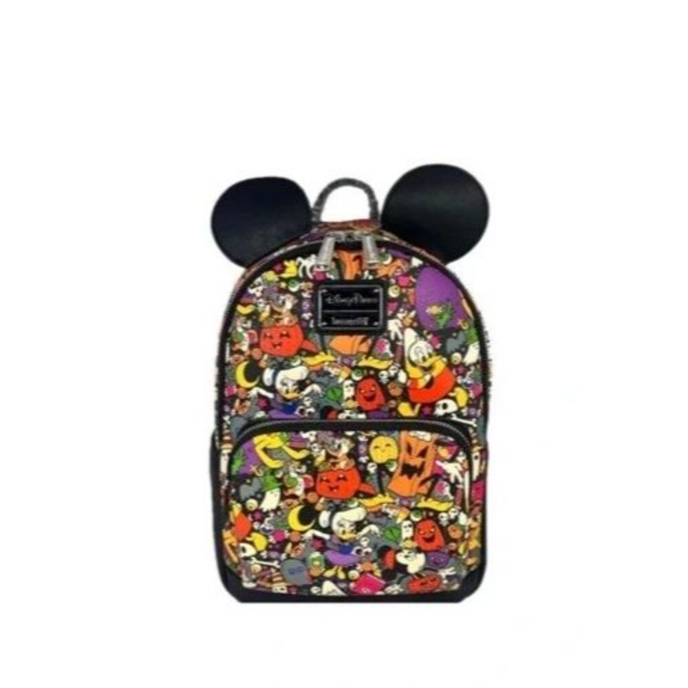 Disney Loungefly Mini Backpack Halloween Trick Or Treat Mickey Minnie